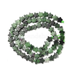 Natural Ruby in Zoisite Beads Strands&nbsp;G-H087-C02-01