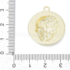 Gothic Alloy Enamel Pendants&nbsp;PALLOY-R151-66G-01