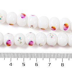 Printing Glass Beads for Necklaces Bracelets Making&nbsp;GLAA-B020-03A-05