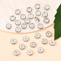 Brass Grade B Rhinestone Spacer Beads&nbsp;RSB032-B01
