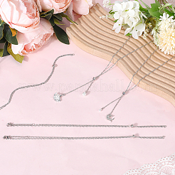 10Pcs 2MM 304 Stainless Steel Singapore Chain Necklace Making&nbsp;AJEW-SC0004-02