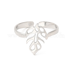 Non-Tarnish 304 Stainless Steel Cuff Rings&nbsp;LS-RJEW-E063-34P