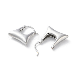 Rack Plating Brass Hoop Earrings&nbsp;EJEW-S241-21P