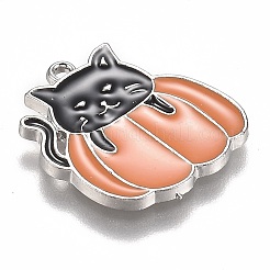 Autumn Theme Alloy Enamel Pendants&nbsp;X-ENAM-J649-06P-01