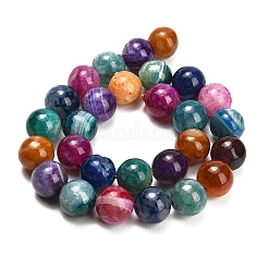 Natural Dragon Veins Agate Beads Strands&nbsp;GG-L001-L01-01B