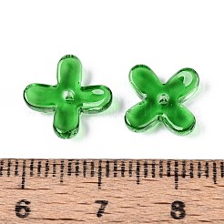 Transparent Glass Bead Caps&nbsp;GLAA-N060-01