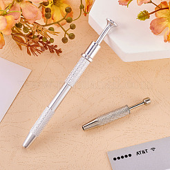 2Pcs 2 Styles Brass & Stainless Steel Rhinestones Claw Tweezers&nbsp;TOOL-TA0001-07