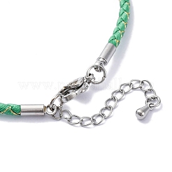 Polyester Cord Braided Bracelet Makings&nbsp;MAK-Z003-01P-22