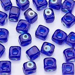 Handmade Evil Eye Lampwork European Beads&nbsp;LAMP-NB0001-70A