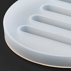 DIY Flat Round Coaster Display Stand Silicone Molds&nbsp;DIY-E052-02