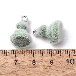 Animal Flocking Resin Pendants&nbsp;RESI-A049-03D
