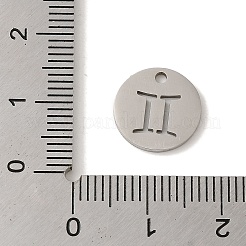 Non-Tarnish 201 Stainless Steel Charms&nbsp;STAS-E217-10P-11