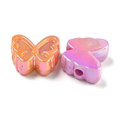UV Plating Iridescent Acrylic Beads&nbsp;OACR-G039-07