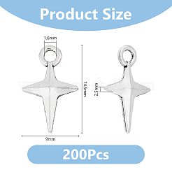 200Pcs Tibetan Style Zinc Alloy Pendants&nbsp;TIBEP-DC0001-40