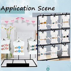 100Pcs Blank Paper Hair Clips Display Cards&nbsp;CDIS-SP0001-24A