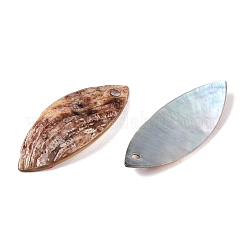 Spray Painted Natural Akoya Shell Mother of Pearl Shell Pendants&nbsp;SHEL-T020-09