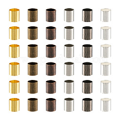 1368Pcs 6 Colors Brass Crimp Beads&nbsp;KK-YS0001-09