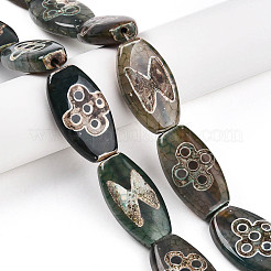 Tibetan Style dZi Beads&nbsp;G-S359-250A