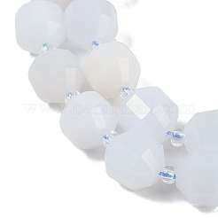 Natural Blue Chalcedony Beads Strands&nbsp;G-O201B-134G