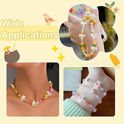 Baking Paint Transparent Acrylic Beads&nbsp;MACR-CJC0004-36