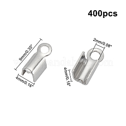 304 Stainless Steel Folding Crimp Ends&nbsp;STAS-UN0017-29P