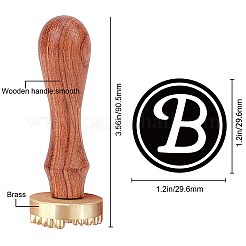 1Pc Golden Tone Brass Stamp Head&nbsp;DIY-CP0007-81B