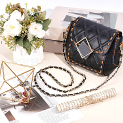 1Pc Imitation Leather & Aluminum Chain Bag Handles&nbsp;AJEW-CL0001-27B
