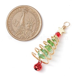 Brass & Glass Pendants&nbsp;PALLOY-JF02991-03