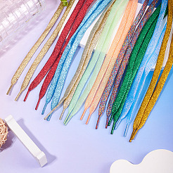 13 Pairs 13 Colors Polyester Cord Shoelace&nbsp;AJEW-TA0002-48