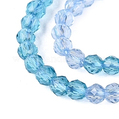 Transparent Glass Beads Strands&nbsp;GLAA-N074-01A-10