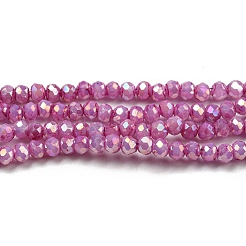 Opaque Baking Paint Glass Beads Strands&nbsp;DGLA-F002-03