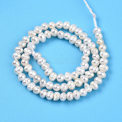 Natural Cultured Freshwater Pearl Beads Strands&nbsp;PEAR-N013-02I-01