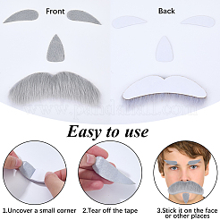 2 Bags Fibre Gnome Beard Costume Beard&nbsp;DIY-GF0011-80