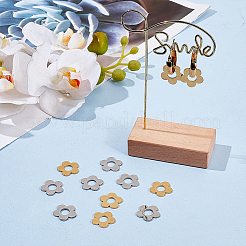 12Pcs 2 Colors Stainless Steel Pendants&nbsp;STAS-WR0001-45