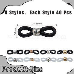 320Pcs 8 Styles Silicone EyeGlass Holders&nbsp;FIND-AR0006-52