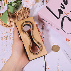 Rectangle Wooden & Carbon Steel Leather Die Cutting Mold&nbsp;DIY-WH0622-220