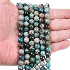 Natural Chrysocolla Beads Strands&nbsp;G-K405-B01-8mm