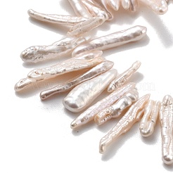 Natural Baroque Keshi Pearl Beads Strands&nbsp;PEAR-P064-02D-02B
