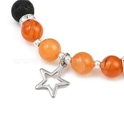 5Pcs Star 304 Stainless Steel Charms Bracelets&nbsp;BJEW-JB12401