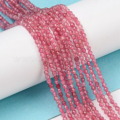 Natural Pink Tourmaline Beads Strands&nbsp;G-F619-20C-2mm