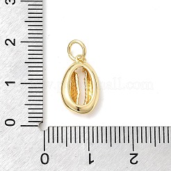Shell Shape Charms Brass Pendants&nbsp;KK-H529-52G
