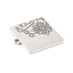 Non-Tarnish 304 Stainless Steel Pendants&nbsp;STAS-P299-08P