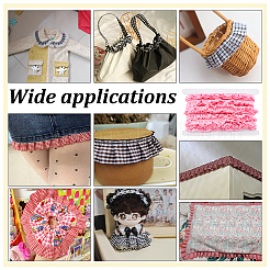 20 Yards Polyester Lace Ribbons&nbsp;DIY-PH0031-86C