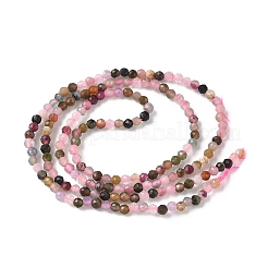 Natural Multicolor Tourmaline Beads Strands&nbsp;G-F509-11-2mm