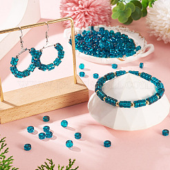 3 Strands Transparent Glass Beads Strands&nbsp;GLAA-TADJ0001-07