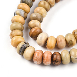 Natural Yellow Opal Beads Strands&nbsp;G-T140-74