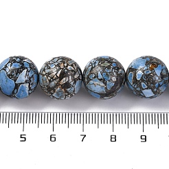 Natural Howlite Dyed Beads Strands&nbsp;G-M092-B-01
