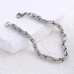 Elegant unisex chain bracelet with minimalist design and sophisticated style&nbsp;KB4158