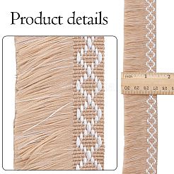10Yards Polyester Tassel Fringe Trimming&nbsp;DIY-GF0014-53