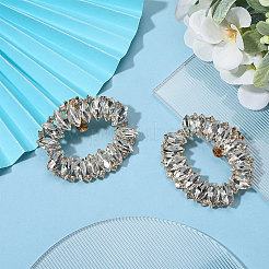 2Pcs Oval Brass Shoe Buckle Clips&nbsp;FIND-GF0006-06
